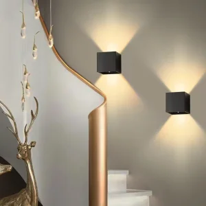EGH Square Motion Sensor Wall Light