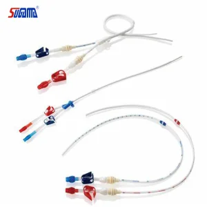 Kit de diálisis desechable catéter de hemodiálisis de doble luz para riñón