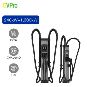 Floor Mounted 240kw-1600kw DC Fast Charger EV Charging Station New Fleets Parking