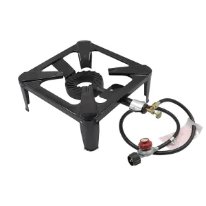 Portable Outdoor Cooker Gas Stove for Camping Small Gas Cookers with 20psi Regulator and Gas Hose