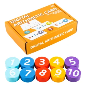 Eco Friendly Natural Wood Math Game