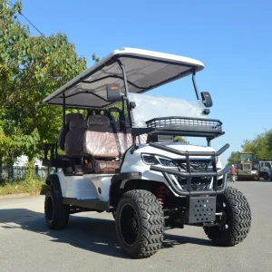 72V Battery 4+2 Golf Buggy 6 Seater Electric Golf Shuttle Cart