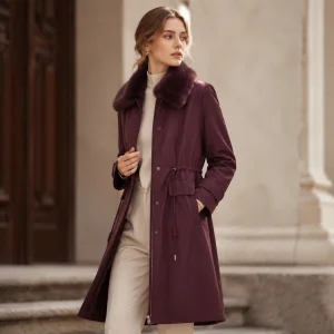 Elegant Mink Fur Lined Parka