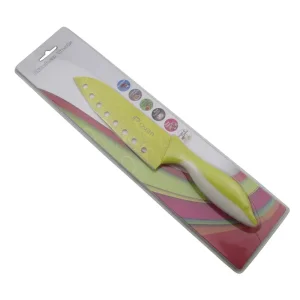 6 Inch Non-Stick Coating Santoku Knife Wit Holes