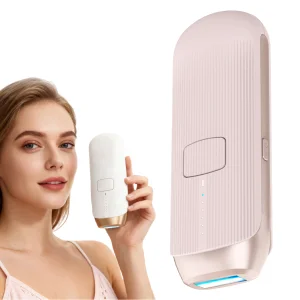 MOOLWHEEL T055 Portable Home Use IPL Hair Removal Device with Ice Cooling Sapphire Technology Handheld Design 64W Power
