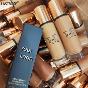 Vegan Cosmetics Makeup Full Coverage Natural Makeup Liquid Foundation Private Label Matte Waterproof