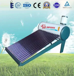 Compact Non-Pressure Solar Water Heater