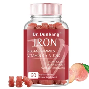 OEM/ODM Vitamin C Dietary Supplement Blood Builder Booster Iron Improve Blood Circulation Gummies