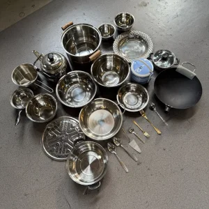 Induction Cookware Set Ustensiles De Cuisine Wholesale Factory Supplier for Nigeria Ghana Market Africa Importers