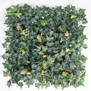 Artificial Plastic Creeper Boxwood Hedge Moss Grass Indoor Plant Vertical Panels Leaves Green Wall System for Decoration