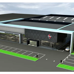 Modern Aircraft Hangar Steel Structure