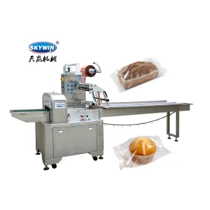 Fully Automatic Horizontal Wrapping Flow Pack Packing Machine Biscuit Cookie Chocolate Packaging Machine