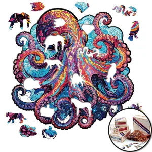 Custom Wooden Jigsaw Puzzle Irregular Shaped Animal 3D Puzzle Featuring Dogs Penguins Made Wood DIY Toy for Adult
