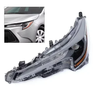 Car Front Bumper Headlight Turn Signal LED Fog Light for Danish Roads