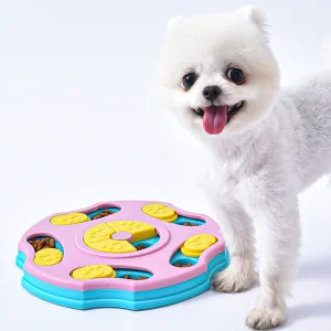 Eco-Friendly Rubber Dog Puzzle Toy