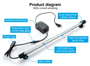 Submersible LED Aquarium Light
