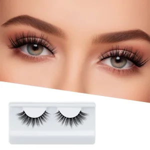 رموش روسية طبيعية طويلة رقيقة كاملة شريط مزيف زوج واحد 3D رموش