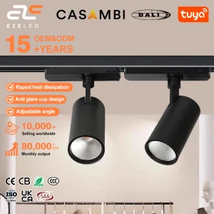 Commercial Dimmable Museum COB Rotatable Ceiling Spotlight 12w 15w 20w 30w 35w Adjustable Movable Spot Lamp Led Track Light