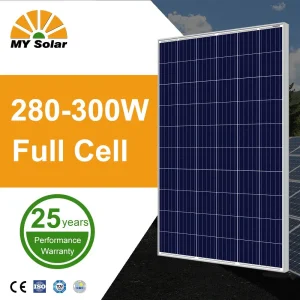 Mysolar TUV/CE Certification Monocrystalline Silicon Half Cells Sunway Shingled Solar Panels 300W for Home Use