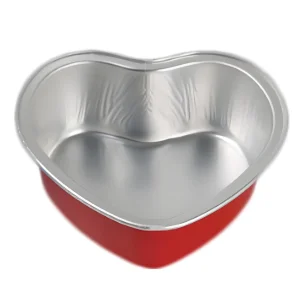 Custom Colored Pastry Pan 100ml Disposable Aluminum Foil Food Container for Cake Baking