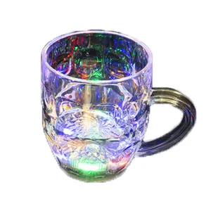 Automatically Shine Plastic LED Flashing Wine Glass Cup Wine Bar Cup