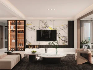 Stunning 3D Gilded Marble Patterns for Modern Home Decor