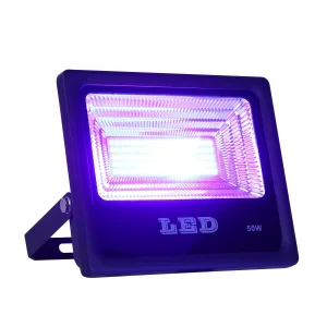 50W Ultra Violet LED Flood Light Blacklights for DJ Disco Night Clubs UV Light Glow Bar Blacklight Dance Party