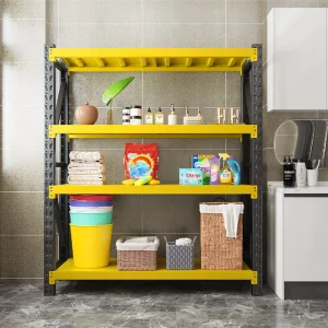 Guichang Storage Rack Factory Adjustable Metal Rack Light Storage Steel Warehouse Rack Yellow