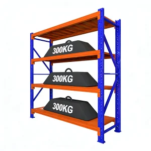 Fabric Roll Storage Warehouse Shelves Steel Frame 4-Layer Metal Storage Rack Refrigerated Room Shelves