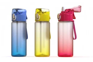 Aohea Obm ODM OEM Tumbler with Handle and Leakproof Tumbler with Lid and Made of Plastic Plastic Cup Holder Friendly Base Non-Toxic Water Bottle BPA Free Wate