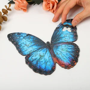 Customized Butterfly Animal Wooden Puzzle