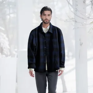 Plaid Flannel Shirt Jacket