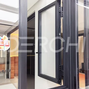 European Style Casement Windows Soundproof Design Double Glazed Insulated Aluminium Casement Windows