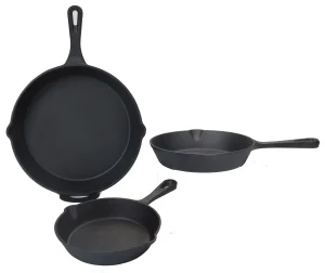 Cast Iron Frying Pan Heavy-Duty Professional Restaurant Chef Quality