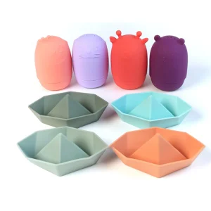 Brinquedo de Bebê de Silicone Sem BPA, Brinquedo de Banho Engraçado e Macio para Bebês