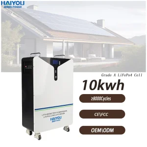 High Compatibility Smart Solar Home Energy Storage System 10 kWh 51.2V 206Ah LiFePO4 Lithium Ion Batteries Solar Backup Power