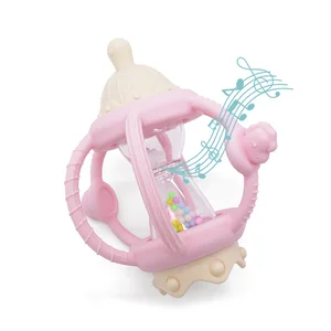 Manufacturer Development Montessori Baby Teething Toys Bpa Free Sensory Teethers for Babies