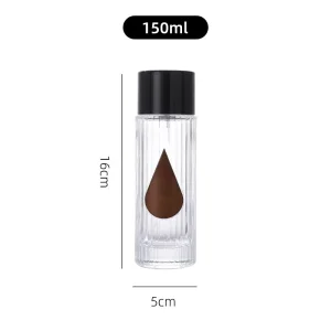 Slender Style 150ml Cylinder Thick Base Perfume Bottle Ready Stock