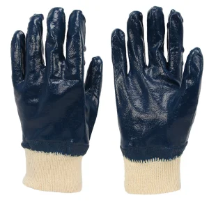 Cotton Jersey Nitrile Gloves