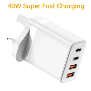 40W Dual USB-C Fast Charger