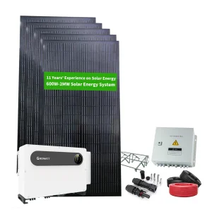 Preferential Price Residential 2MW on-Grid Solar Power System Customizable Solar Energy Storage