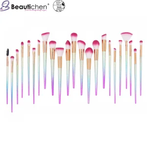 Conjunto de Pincéis de Maquiagem Profissional Coloridos Beautichen