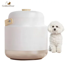 Portable Pet Dry Food Storage Real-Time Vacuum Status with Measuring Cup