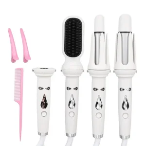 All-in-One 3 in 1 Curling Iron Tourmaline Ceramic