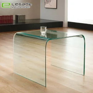 Bent Glass Table