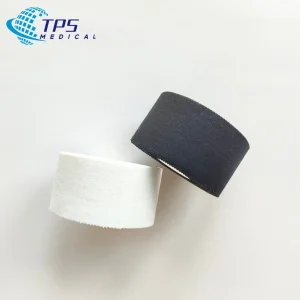 TPS Cotton Athletic Sports Tape Hand Tear Zigzag Edge Sports Strapping Rigid Tape