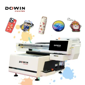 Dual Head XP600/I1600/3200 A2 UV Inkjet Printer 6040 Flatbed Printer Varnish Glossy Printing Digital Printers