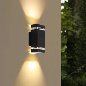 Square up and Down Lights Outdoor LED Wall Light 10W Bridgelux Chip Isolated Driver Cool White 6500K IP65 for Garden