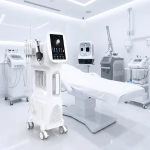 8 In 1 Smart Multifunctional Skin Lifting Machine With Facial Skin Scanner Hydro Dermabrasion &amp; Laser Microdermabrasion