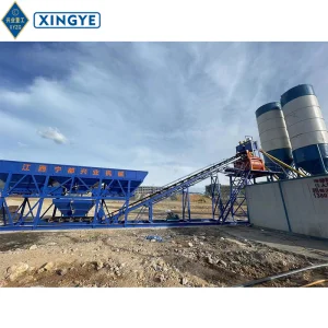 Effortless Setup 90 Hzs Concrete Mixing Plant with Integrated Cement Silo